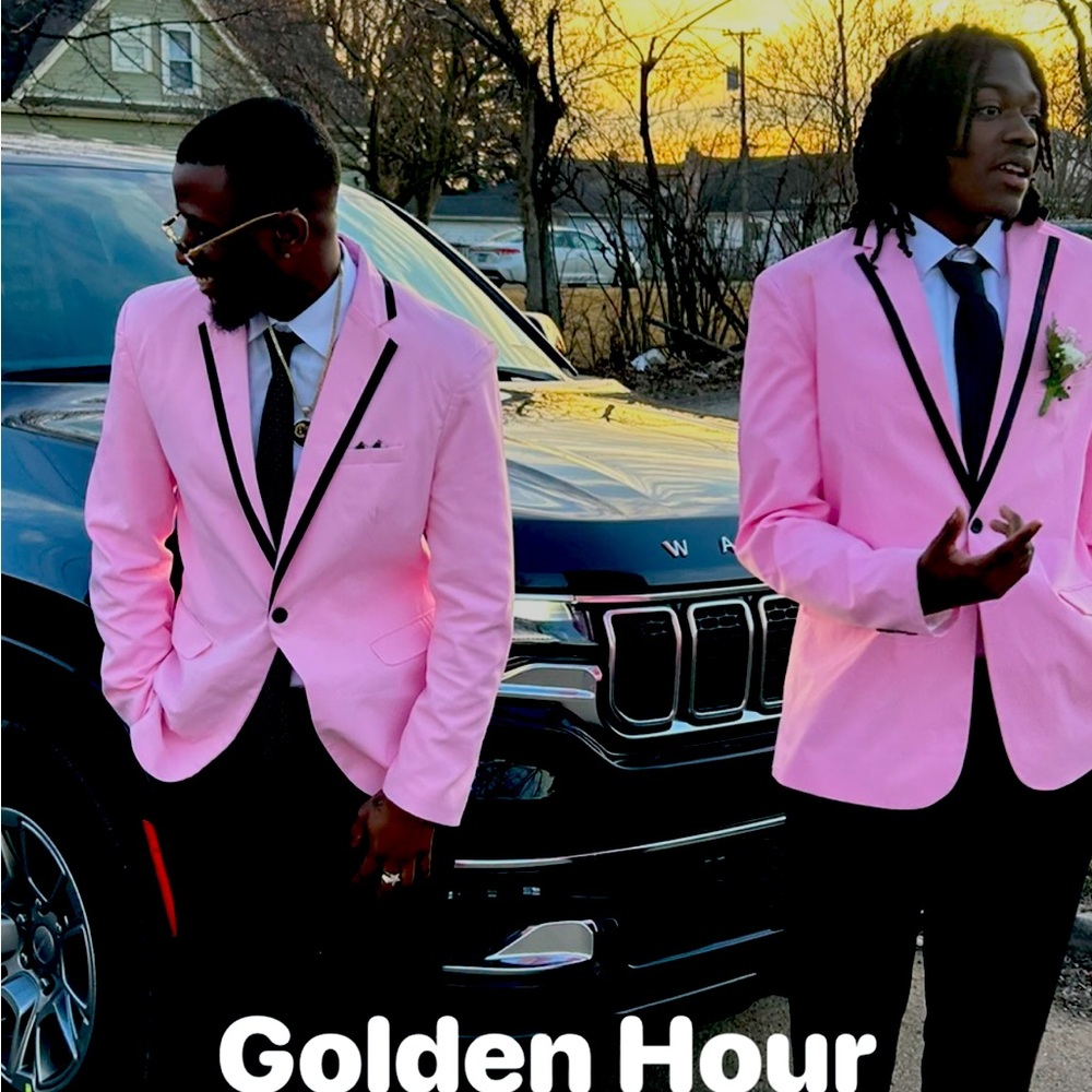 Pink men’s jacket blazer sports jacket